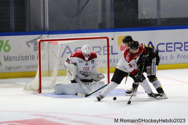 Photo hockey match Rouen - Bordeaux le 17/09/2023