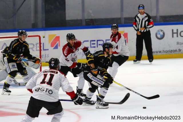 Photo hockey match Rouen - Bordeaux le 17/09/2023