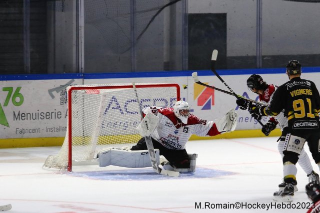 Photo hockey match Rouen - Bordeaux le 17/09/2023
