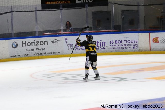 Photo hockey match Rouen - Bordeaux le 17/09/2023
