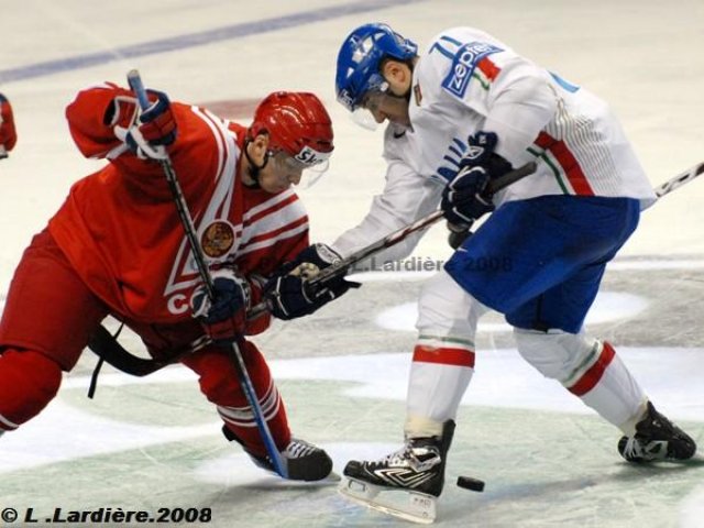Photo hockey album Mondiaux : 1ère journée - Russie / Italie
