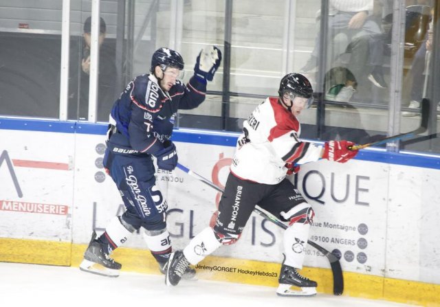 Photo hockey match Angers  - Briançon  le 15/09/2023