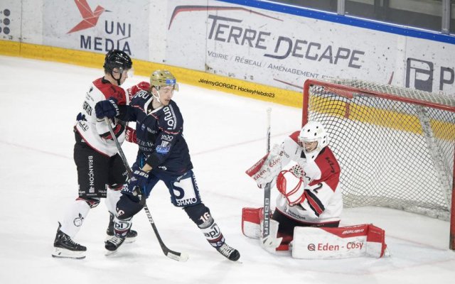 Photo hockey match Angers  - Briançon  le 15/09/2023
