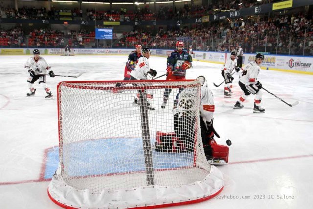 Photo hockey match Grenoble  - Chamonix  le 19/09/2023