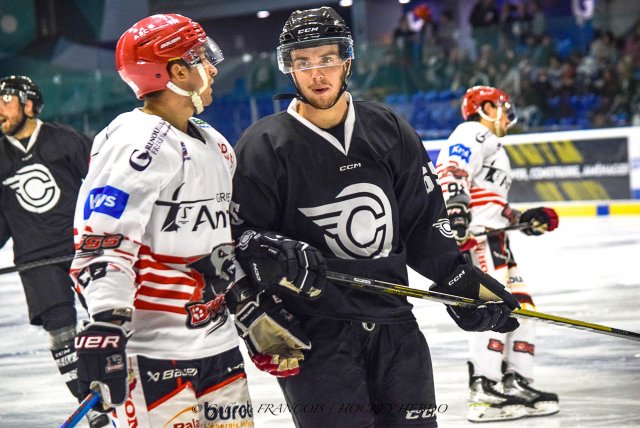 Photo hockey match Nantes - Cholet  le 23/09/2023