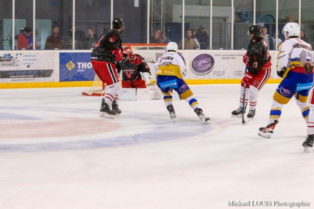 Photo hockey match Reims - Valenciennes le 23/09/2023