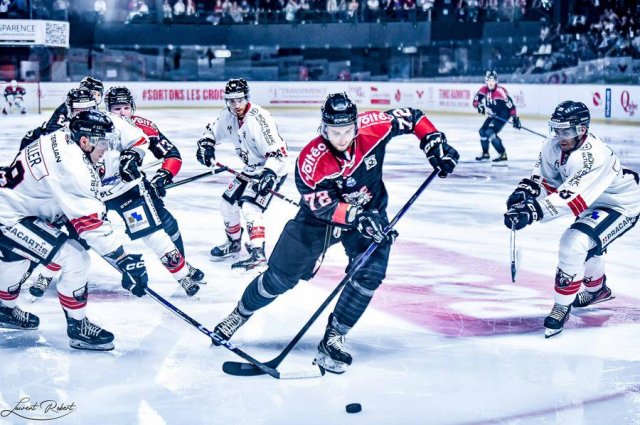 Photo hockey match Bordeaux - Chamonix  le 26/09/2023