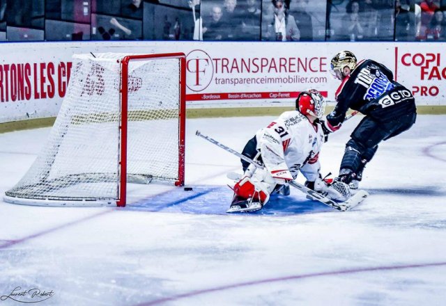 Photo hockey match Bordeaux - Chamonix  le 26/09/2023