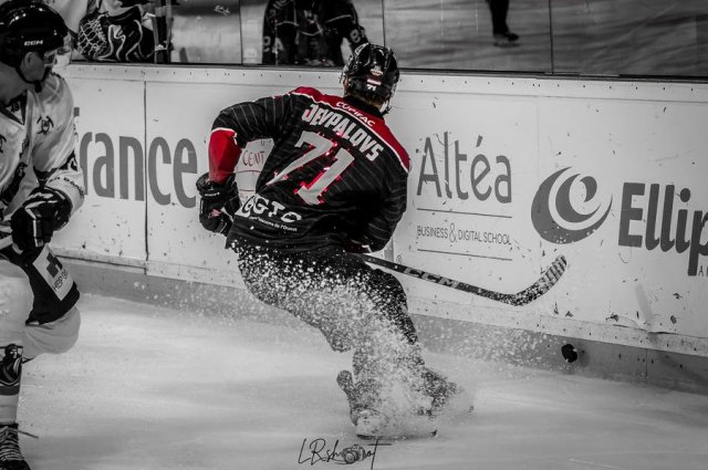 Photo hockey match Bordeaux - Chamonix  le 26/09/2023