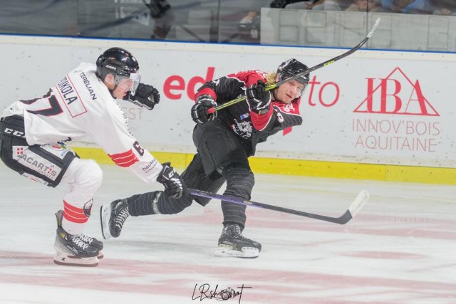 Photo hockey match Bordeaux - Chamonix  le 26/09/2023