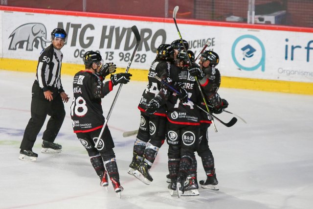 Photo hockey match Amiens  - Rouen le 26/09/2023