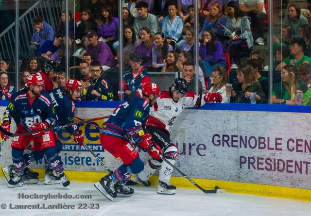Photo hockey match Grenoble  - Briançon  le 26/09/2023