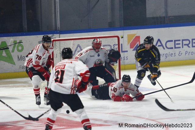 Photo hockey match Rouen - Nice le 28/09/2023