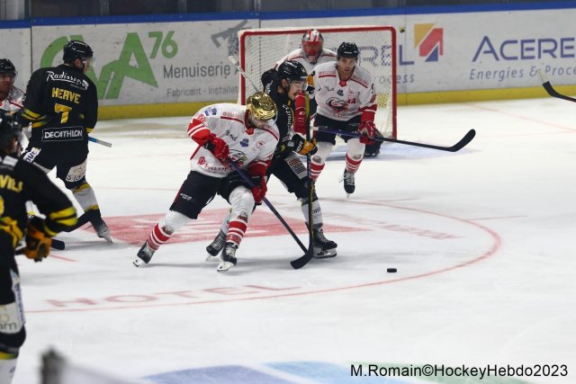 Photo hockey match Rouen - Nice le 28/09/2023