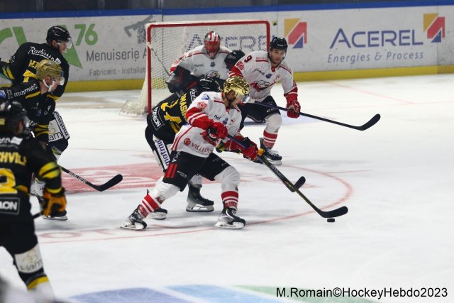 Photo hockey match Rouen - Nice le 28/09/2023
