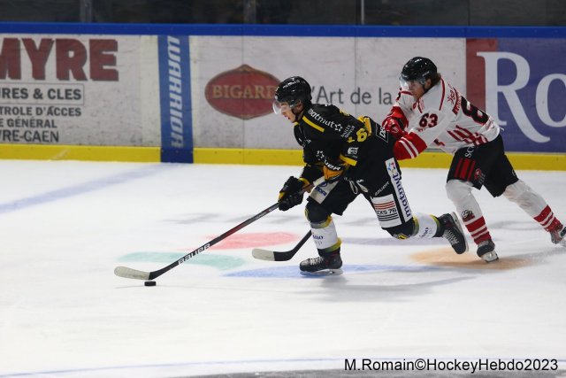 Photo hockey match Rouen - Nice le 28/09/2023
