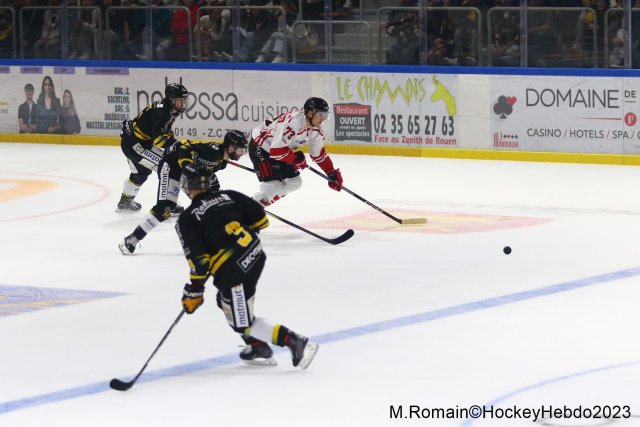 Photo hockey match Rouen - Nice le 28/09/2023