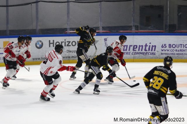 Photo hockey match Rouen - Nice le 28/09/2023
