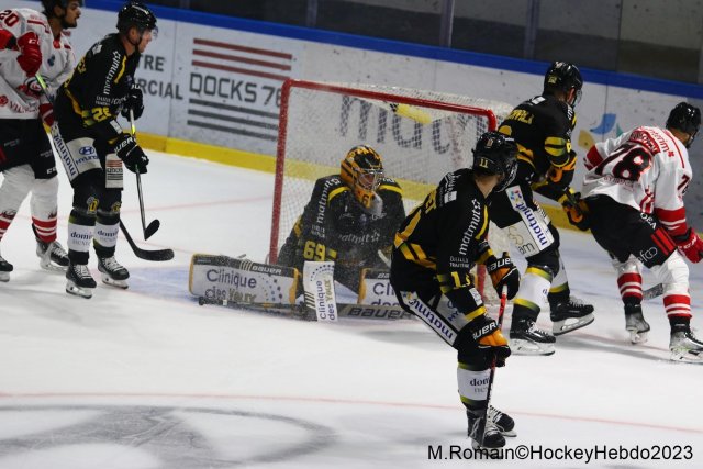 Photo hockey match Rouen - Nice le 28/09/2023