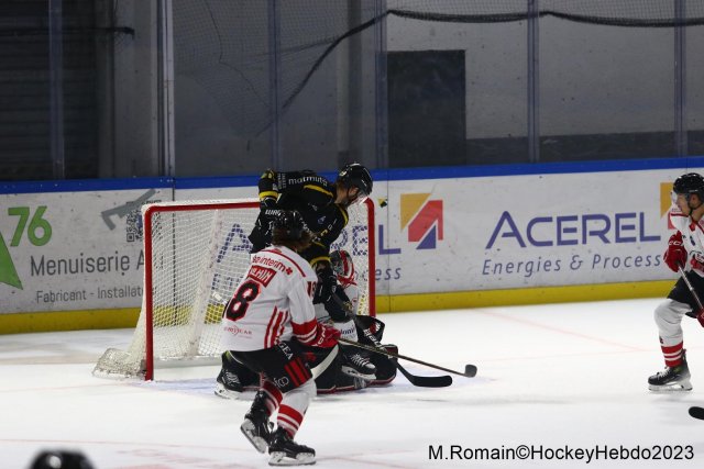 Photo hockey match Rouen - Nice le 28/09/2023