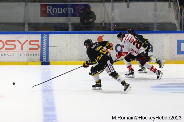 Photo hockey match Rouen - Nice le 28/09/2023