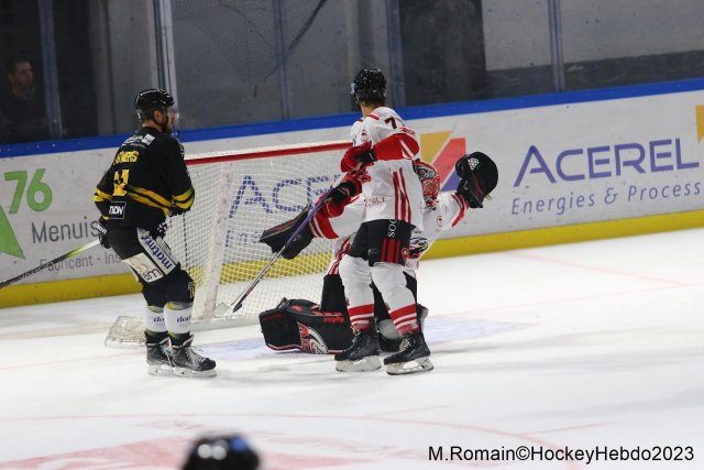 Photo hockey match Rouen - Nice le 28/09/2023