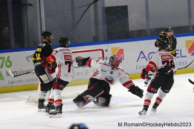 Photo hockey match Rouen - Nice le 28/09/2023