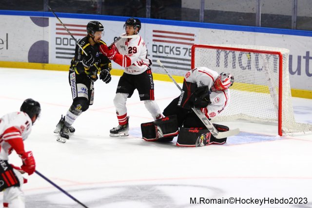 Photo hockey match Rouen - Nice le 28/09/2023