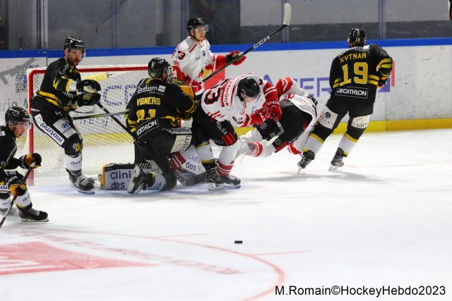 Photo hockey match Rouen - Nice le 28/09/2023