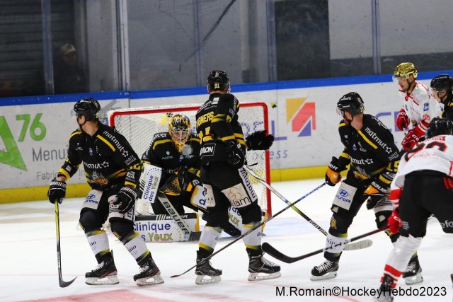 Photo hockey match Rouen - Nice le 28/09/2023