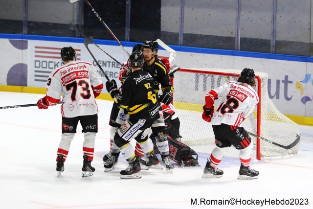 Photo hockey match Rouen - Nice le 28/09/2023