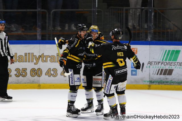 Photo hockey match Rouen - Nice le 28/09/2023