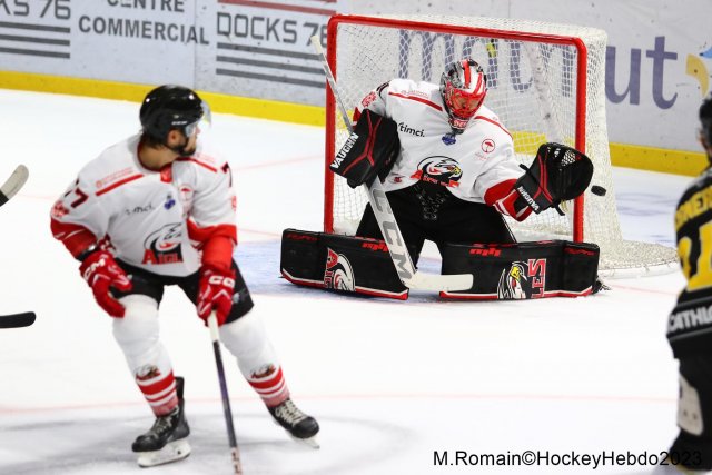 Photo hockey match Rouen - Nice le 28/09/2023