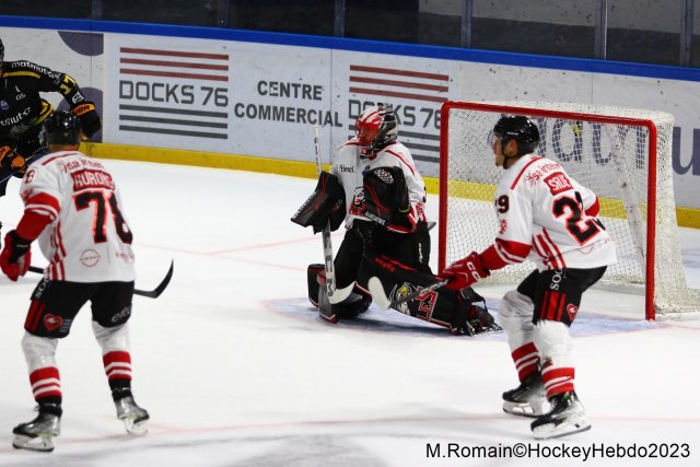 Photo hockey match Rouen - Nice le 28/09/2023