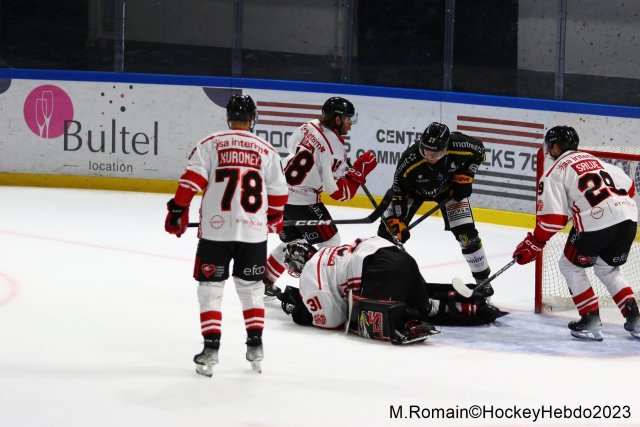 Photo hockey match Rouen - Nice le 28/09/2023