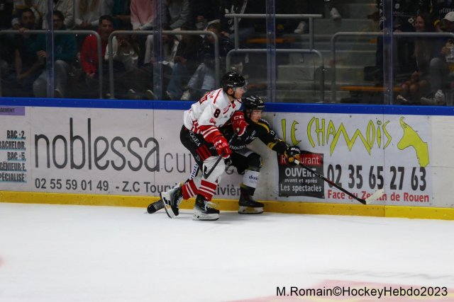 Photo hockey match Rouen - Nice le 28/09/2023