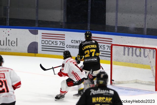 Photo hockey match Rouen - Nice le 28/09/2023