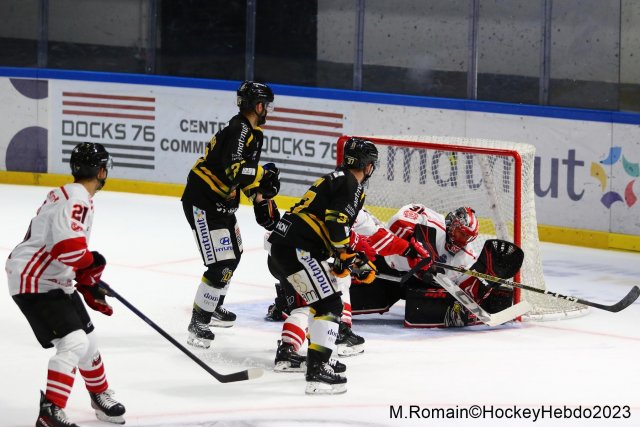 Photo hockey match Rouen - Nice le 28/09/2023