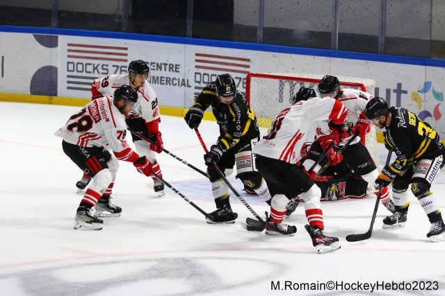 Photo hockey match Rouen - Nice le 28/09/2023