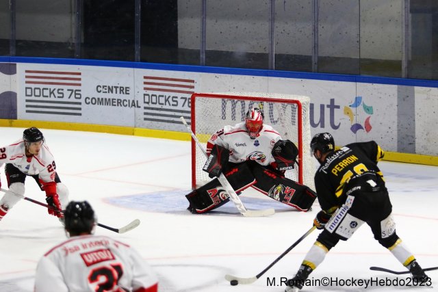 Photo hockey match Rouen - Nice le 28/09/2023