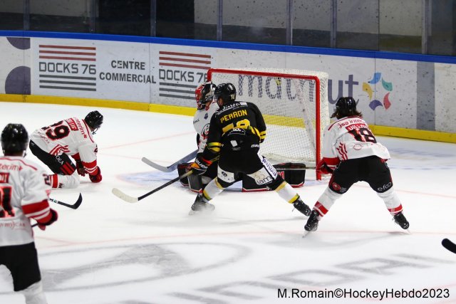 Photo hockey match Rouen - Nice le 28/09/2023