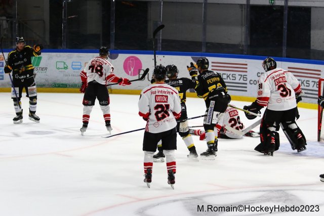 Photo hockey match Rouen - Nice le 28/09/2023