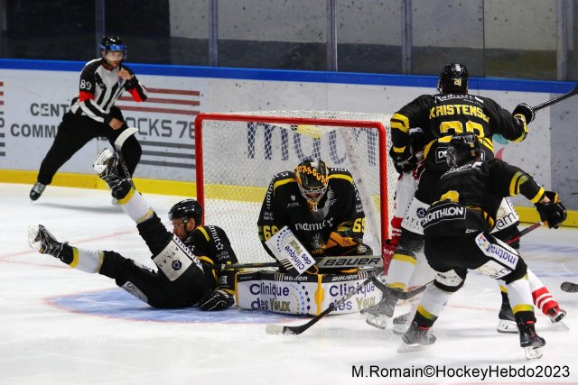 Photo hockey match Rouen - Nice le 28/09/2023