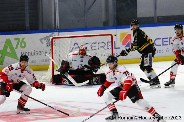 Photo hockey match Rouen - Nice le 28/09/2023