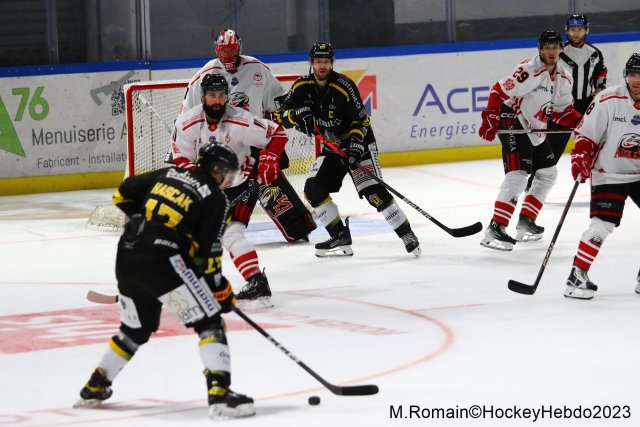 Photo hockey match Rouen - Nice le 28/09/2023
