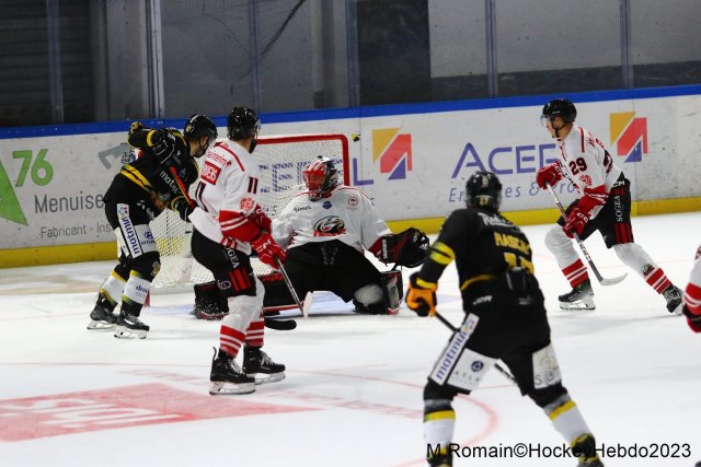 Photo hockey match Rouen - Nice le 28/09/2023