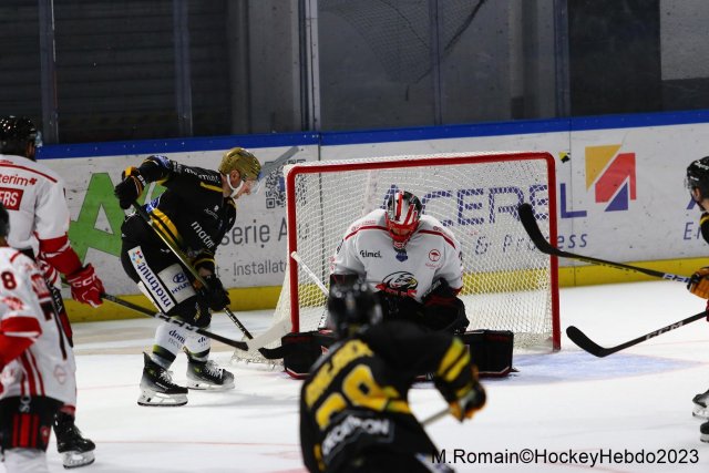 Photo hockey match Rouen - Nice le 28/09/2023