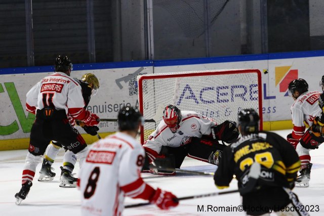 Photo hockey match Rouen - Nice le 28/09/2023