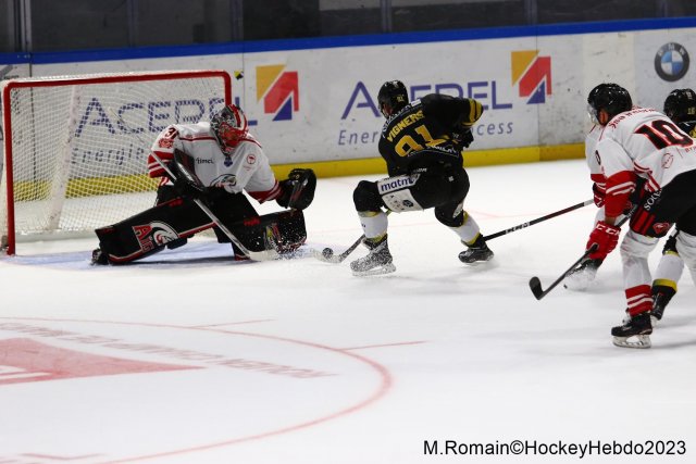 Photo hockey match Rouen - Nice le 28/09/2023