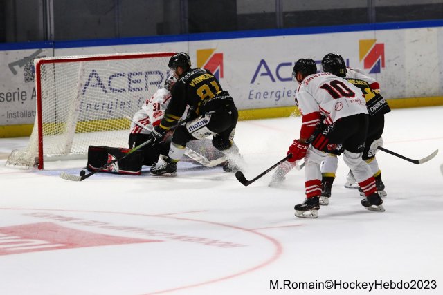 Photo hockey match Rouen - Nice le 28/09/2023